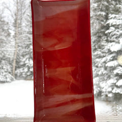 Fire & Ice ~ Molten Red Long Tray