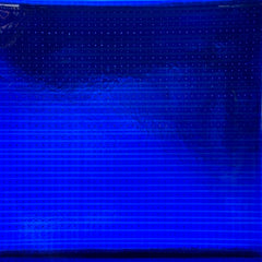 Arctic Grid - 8" Fused Glass Plate