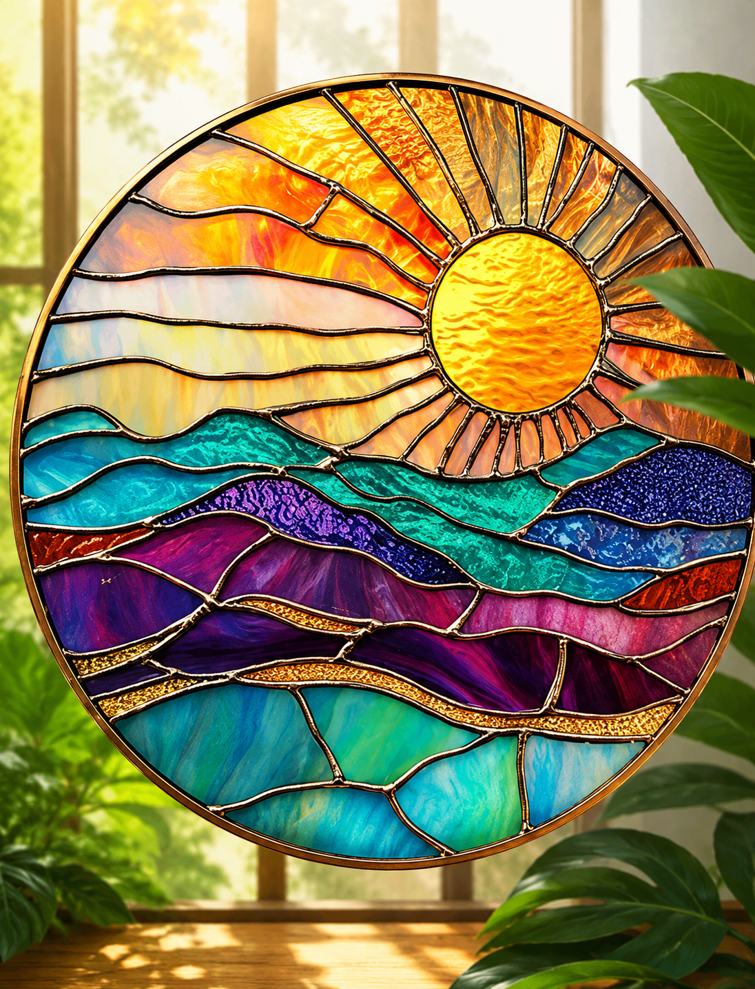 Inspired by an Alaska Sunrise by Sandy Shea