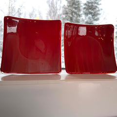 Fire & Ice ~ Molten Red Square